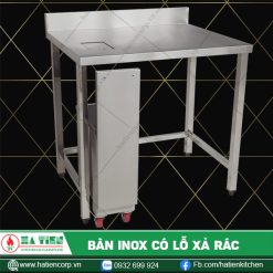 Bàn sơ chế inox