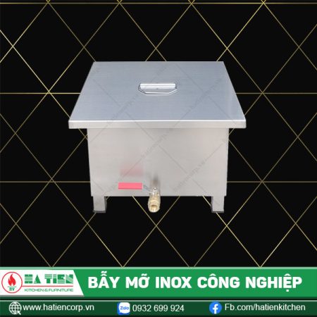 Bẫy mỡ inox — Bẫy Mỡ Công Nghiệp 3 ngăn tiêu chuẩn dành cho chậu rửa
