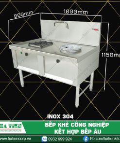 bếp gas khè inox 304