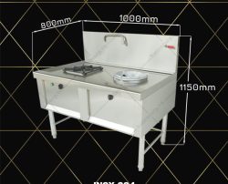 bếp gas khè inox 304