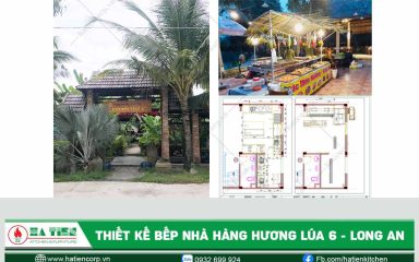 Bếp nhà hàng ở Long An – Nhà hàng sinh thái Hương Lúa 6 Long An