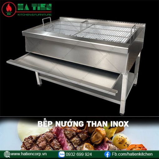 lò nướng than inox