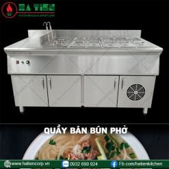 quầy bán bún phở