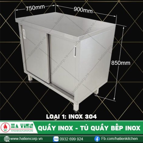quầy inox QC-9