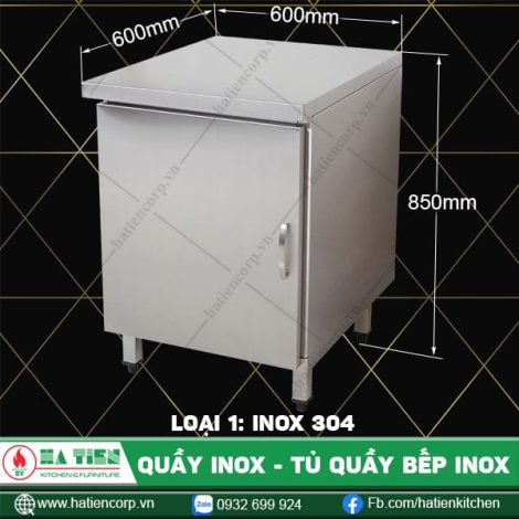 quầy inox QC6-6