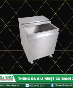 thùng đá giữ nhiệt có bánh xe
