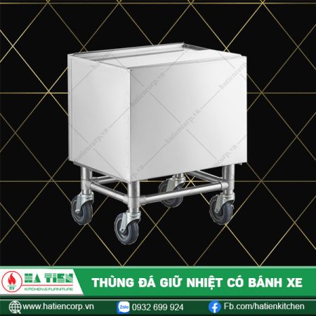 thùng đá có bánh xe