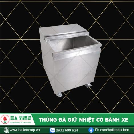 thùng đá giữ nhiệt có bánh xe