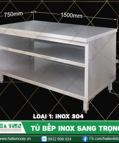tủ bếp inox