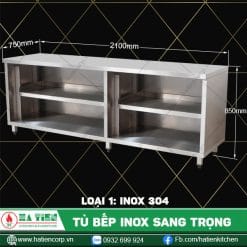 tủ bếp inox QK-21