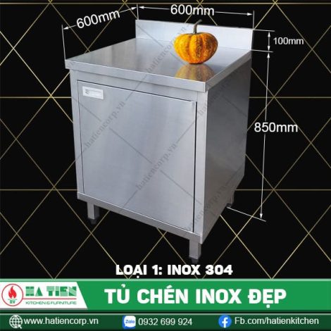 tủ chén inox 304