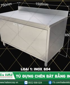 Tủ đựng chén bát bằng inox