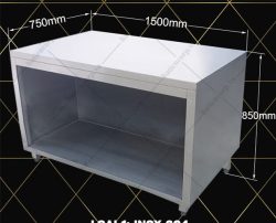 Tủ quầy inox bếp