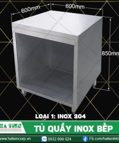 tủ quầy inox bếp Q6-6