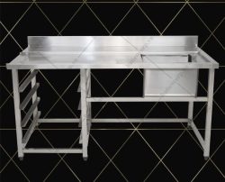 Bàn inox có chậu rửa
