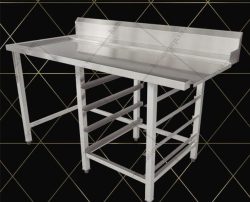 Bàn inox chữ nhật