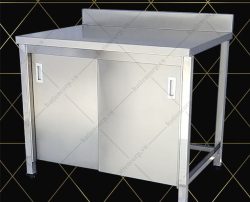 Bàn inox cửa lùa