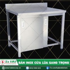 bàn inox công nghiệp