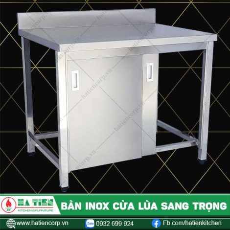 bàn inox công nghiệp