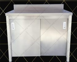 bàn inox có cửa
