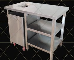 Bàn sơ chế inox 3 tầng