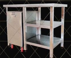 Bàn sơ chế inox 3 tầng