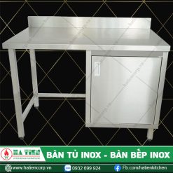 Bàn inox có tủ