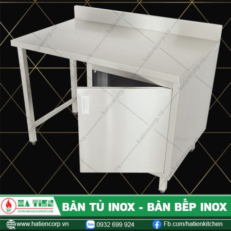 bàn tủ bếp inox