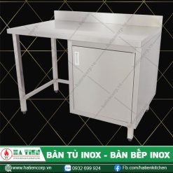 Bàn tủ inox chứa đồ