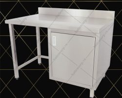 Bàn tủ inox chứa đồ