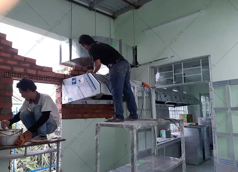 Bố trí các thiết bị trong bếp
