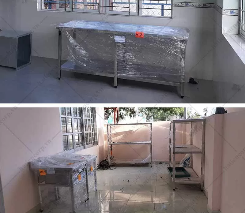 Các thiết bị inox cao cấp chuẩn bị đưa vào sử dụng