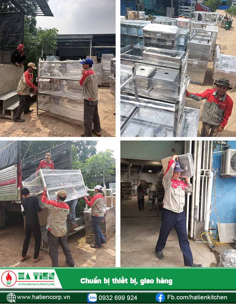 Sản phẩm được sản xuất, đóng gói kỹ lưỡng, chuẩn bị bàn giao đến Khách hàng