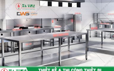 Thiết kế bếp công nghiệp Lâm Đồng - Nhà Máy Kéo Sợi Len Lông Cừu Đà Lạt DWS
