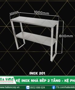 kệ inox nhà bếp dài 1000, 201