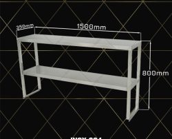 kệ inox nhà bếp dài 1500