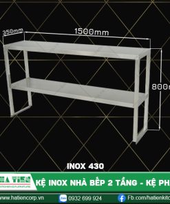 kệ inox nhà bếp dài 1500, 430