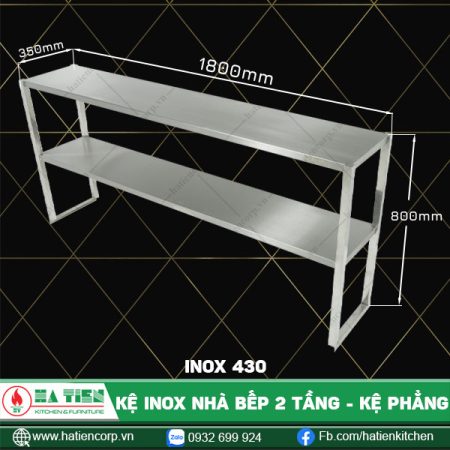 kệ inox nhà bếp dài 1800, 430