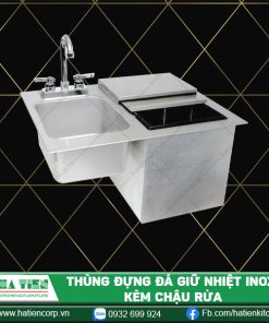 thùng đựng đá giữ nhiệt inox