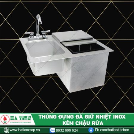 thùng đựng đá giữ nhiệt inox