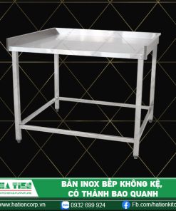 bàn inox bếp không kệ