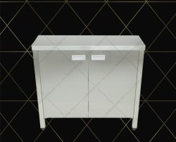 bàn inox đẹp 2 kệ dưới