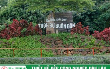 Thiết kế bếp công nghiệp tại Đăk Lăk cho khu du lịch Troh Bư