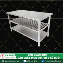 bàn chặt inox 304