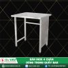 bàn inox 4 chân quầy bar