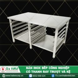 bàn inox bếp công nghiệp