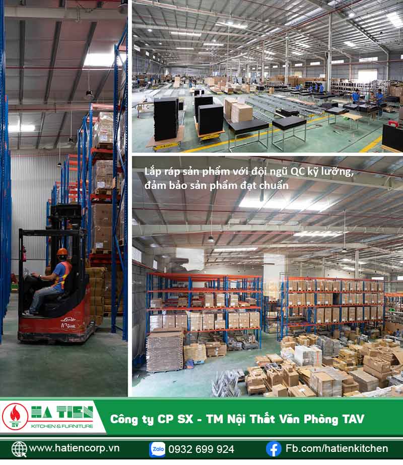 𝐭@𝐛𝐥𝐞 kiểm soát chặt chẽ từ khâu xử lý nguyên vật liệu thô, đến tạo phôi, cắt ghép, sơn và lắp ráp thành phẩm.