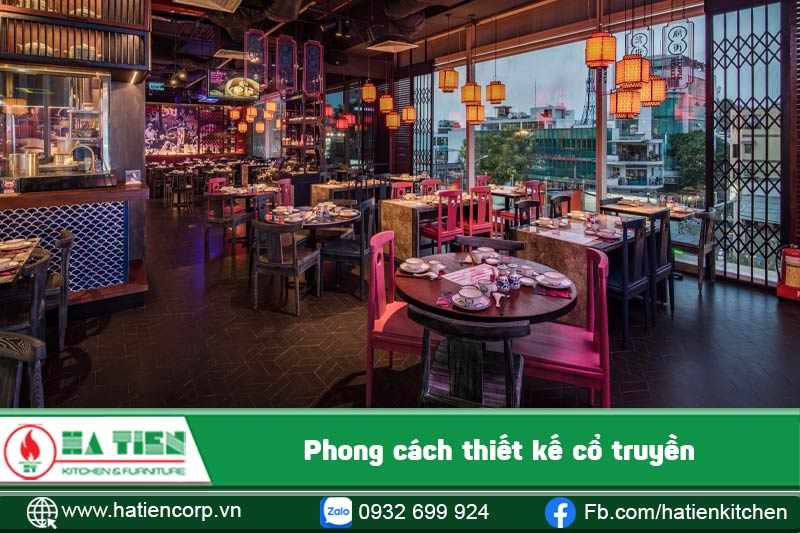 Nhà hàng dimsum phong cách truyền thống