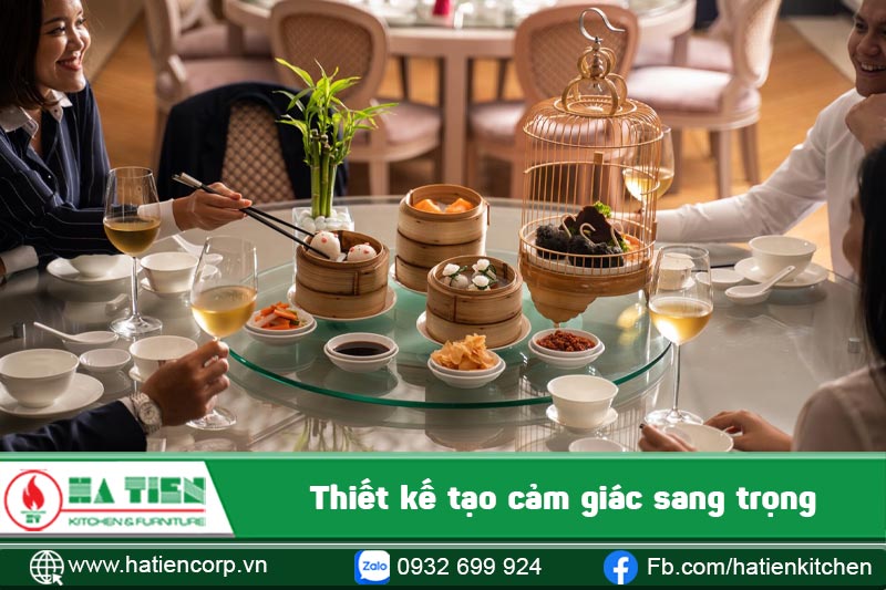 Thiết kế tạo cảm giác sang trọng