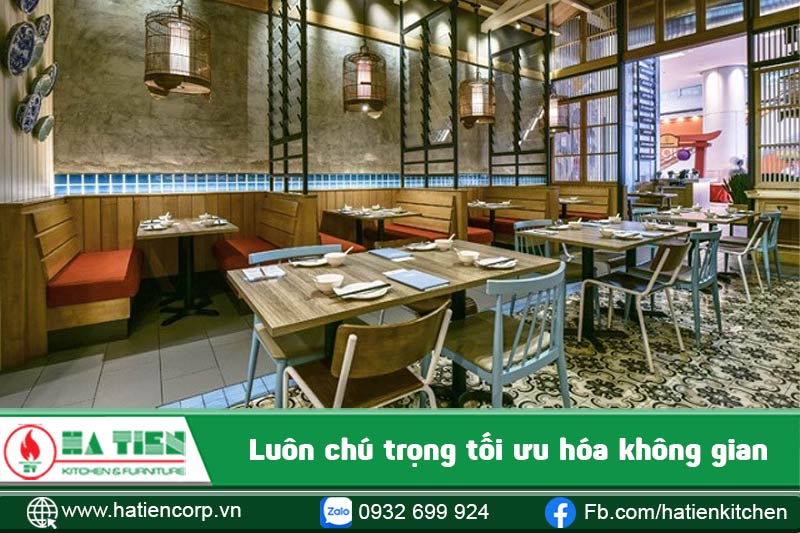 chú trọng tối ưu hóa không gian